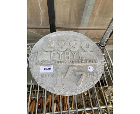 A CAST ALLOY ESSO SIGN