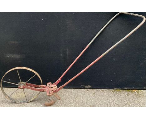 An early20th century manual hand garden plough**Please note that some of the lots in this auction are held offsite and others