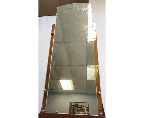 A Large Art Deco wall mirror. [92cm in height] 