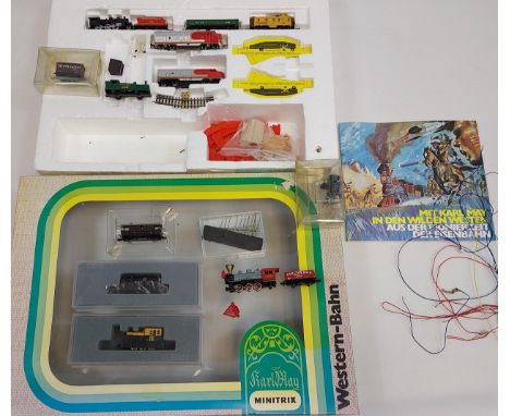Vintage Minitrix Western- Bahn N- Gauge train set to include Graham Farish Bachmann Loco's 