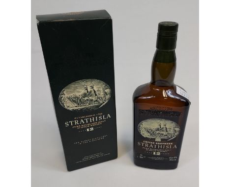 A Bottling of Strathisla Chivas brothers pure Highland Malt Scotch Whisky aged 12 years. 70cl full, sealed and boxed 