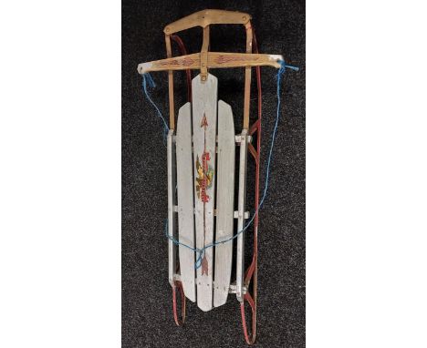 A Vintage childs Flexible Flyer sledge. 