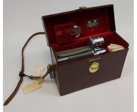 G.B.Bell &amp; Howell 16mm cine camera with travel bag. 