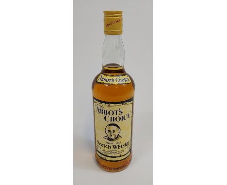 The Abbot's Choice Finest Old Scotch Whisky, 40% Volume, 75cl. Full &amp; Sealed. 
