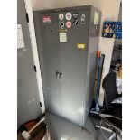Uline 2-Door Storage Cabinet (Approx. 3' x 2' x 78" O.H.) (No Contents) | Rig Fee $50