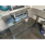 Stainless Steel Table (Approx. 30" x 6') (No Contents) | Rig Fee Hand Carry