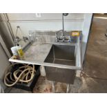Stainless Steel Sink with Sprayer and Dish Dry Area (Approx. 25" x 37") | Rig Fee Hand Carry