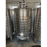 Hagyo Stainless Steel 1000 Liter Fermentation Tank with Agitation - Dish Bottom, Gl | Rig Fee $350