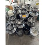 Lot of (10) Stainless Steel Pot Stills | Rig Fee Hand Carry