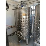 Hagyo Stainless Steel 1000 Liter Fermentation Tank with Agitation - Dish Bottom, Gl | Rig Fee $350
