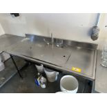 Stainless Steel Table Sink (Approx. 25" x 5') | Rig Fee Hand Carry