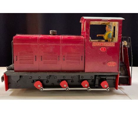 A G scale electric 0-6-0 diesel locomotive “Chattenden”  