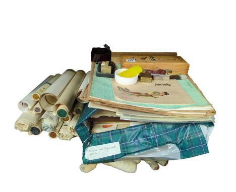 An interesting collection of Chinese scroll paintings, mainly mid 20th century, various subjects including women playing musi