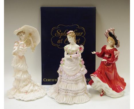 Royal Doulton Figure of the Year HN 3365 Patricia 1993 Royal Worcester 'A Royal Presentation' part of 'Splendour at Court' co