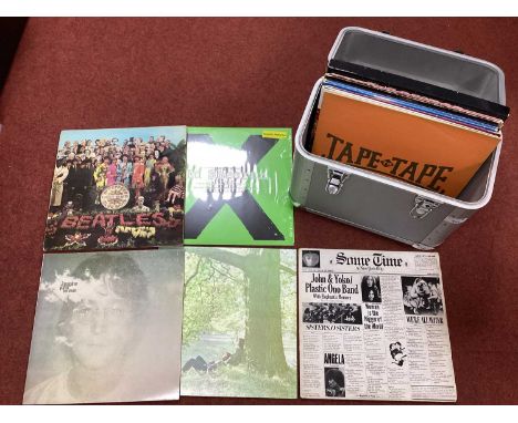A Mixed Box Of Fifteen L.P's, comprising of, Ed Sheeran - X, John Lennon - John Lennon And Plastic Ono Band (2010 reissue), S