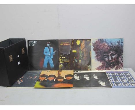 Seven L.P's, to include The Beatles - A Hard Days Night (PMC 1230, XEX 481-3N), Ernest J Day cover printer, (KT taxcode), Wit
