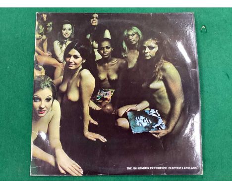 The Jimi Hendrix Experience - Electric Ladyland (Track 613008/9, 1968), fully laminated sleeve, ghost text version, the blue 