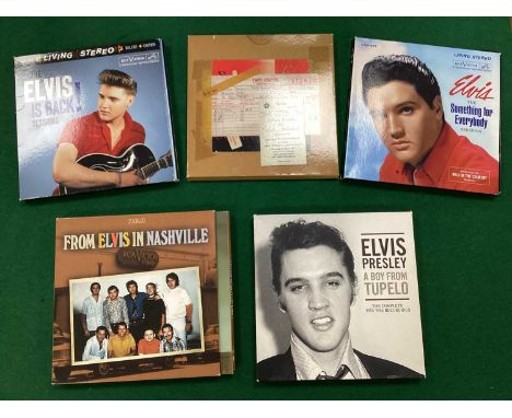 Elvis Presley CD Box Sets, five to include The Something For Everybody Sessions (RCA 5060209 751504, 2020), The Kid Galahad S