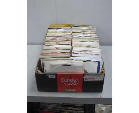 7" Singles, approximately 300 releases to include many promo's and U.S imports, by Blondie, Shangri-Las, Jimmy Dorsey, Duane 