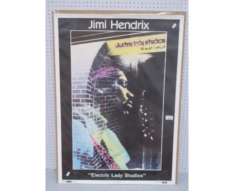 Jimi Hendrix, 'Electric Lady Studios' Poster, published by 'Splash' in 1990, 35.5" x 25.25"