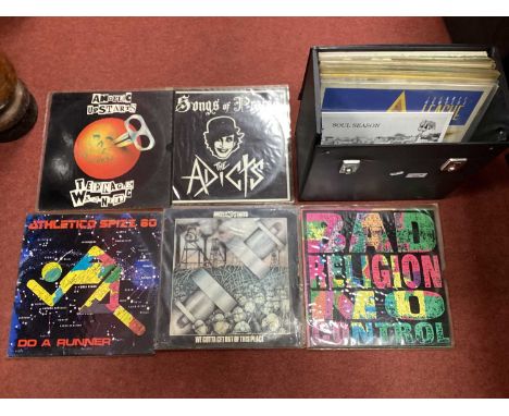 Punk/New Wave LPs, twenty*five albums, comprising of The Adicts - Songs Of Praise (Fallout FALL LP006,1981), Bad~Religion - N