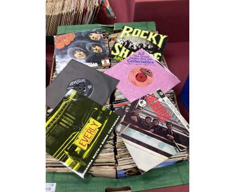 7" Singles, approximately 300 releases by The Beatles, Jigsaw, Dion, Hermons Hermits, Torrnado's, Janis Ian, Santana, Deep Pu
