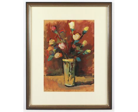 SWAGEMAKERS, Theo (1898-1994), "Stilleben", Gouache/Papier, 45 x 32 (Passepartoutausschnitt), unten links signiert und "65" d