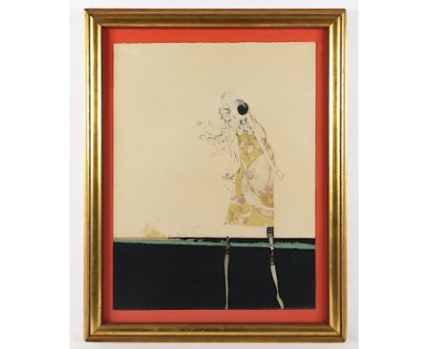 WUNDERLICH, Paul, "Olivia Twist", Original-Farblithografie, 68 x 48, nummeriert 9/50, handsigniert, R. 