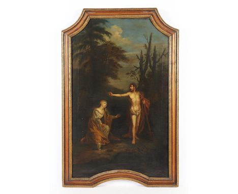 ZICK, Januarius Johann Rasso (1730-1797), "Noli me tangere", Öl/Lwd., 81 x 49, besch. und rest., unten links auf dem Salbgefä