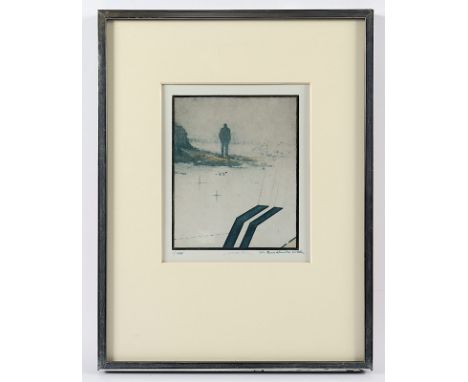 SOVAK, Pravoslav, "o.T.", Original-Farbradierung, 20 x 16,5, nummeriert und handsigniert, R. 