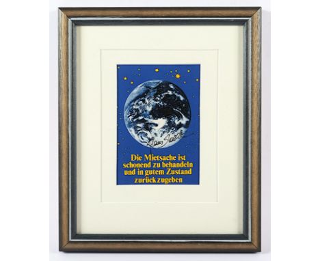 STAECK, Klaus, "Mietsache", Multiple (Kunstpostkarte in Farboffset), 15 x 10, 1983, R. 