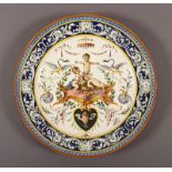 SCHAUPLATTE IM RENAISSANCESTIL, Doccia, Ginori, E.19.Jh.