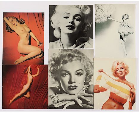 KONVOLUT MARILYN MONROE, 20 Stück, Offsets und Filmwerbung, Akt, bis 38 x 27 