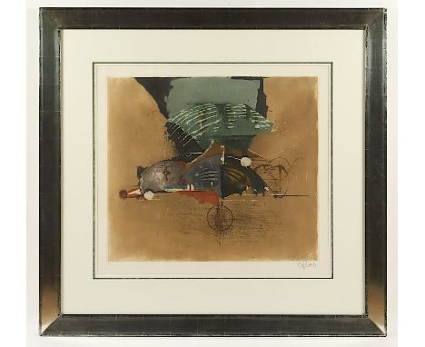 FRIEDLAENDER, Johnny, "Lumière d'automne", Original-Farbradierung, 54 x 60, bez. e.a., handsigniert, 1984, Schmücking 753, R.