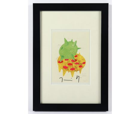 VOIGT, Jorinde, "Now", Multiple (Kunstpostkarte in Farboffset), 17 x 12, handsigniert, R. 