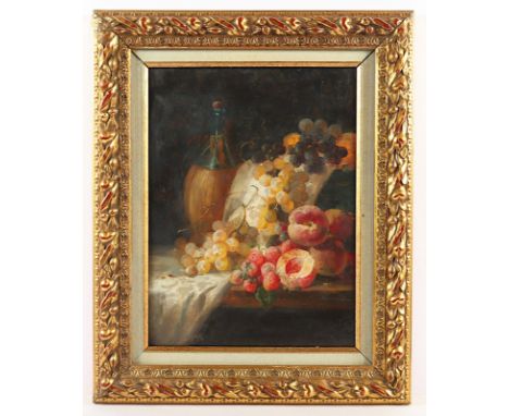 CHAILLOUX, Robert (1913-2006), "Stilleben mit Früchten", Öl/Holz, 40 x 30, unten links signiert, R. 
