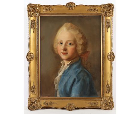LIOTARD, Jean Etienne (1702-1789), Kopie 1.H.20.Jh. nach, "Friedrich Ludwig von Sachsen-Gotha-Altenburg", Öl/Lwd., 45 x 33, u
