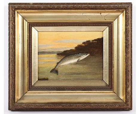 ENGLAND M.19.JH., "The Lord of the Loch", Öl/Lwd., 16 x 20,5, unten links unleserlich signiert und "61"? datiert, verso mit T