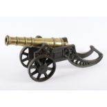 MODELLKANONE, Eisenguss, Bronze, deutsch, 19.Jh.