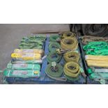 Pallet of large quantity of lifting straps