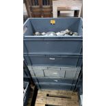 The contents of 5 crates of Steel parts with a total weight of approx. 240kg