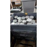 The contents of 4 crates of Aluminium cylindrical raw materials with a total weight of approx. 119kg