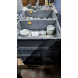 The contents of 4 crates of Aluminium cylindrical raw materials with a total weight of approx. 142kg