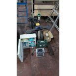 Mixed lot comprising a First Aid Kit (including Cabinet and Case), Digital Clocking in system, Golf