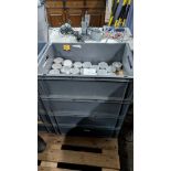 The contents of 4 crates of Aluminium cylindrical raw materials with a total weight of approx. 130kg
