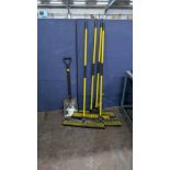 4 off Sweeping Brushes plus 1 off Shovel