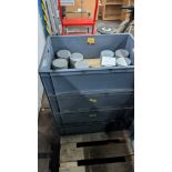 The contents of 4 crates of Aluminium cylindrical raw materials with a total weight of approx. 95kg