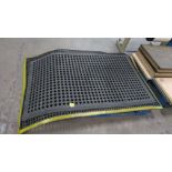 Approximately 4 Large Rubber Industrial Matts