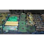 Pallet of large quantity of lifting straps