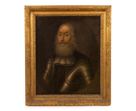 English School, early 17th Century/Portrait of a Man in Armour/traditionally identified as Sir Ellis Hicks (circa 1315-circa 